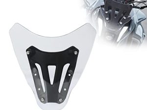 Motorcycle Windscreen Windshield Wind Deflector Screen Shield Protector With Bracket For MT-07 MT 07 MT07 2021-2022 (Transparent)