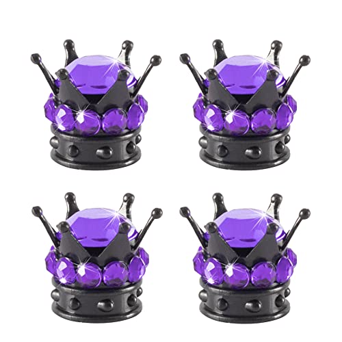 SINGARO Car Crown Tire Valve Cap SINGARO Car Crown Tire Valve Cap
