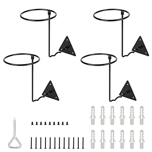 ALUCSET 4 Pack Motorcycle Accessories Helmet Holder Wall Mounted Metal Helmet Hanger Rack for Jacket ALUCSET 4 Pack Motorcycle Accessories Helmet Holder Wall Mounted Metal Helmet Hanger Rack for Jacket