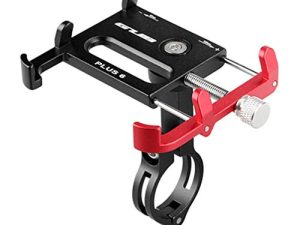 Gub Bicycle & Motorcycle Phone Mount - Aluminum Bike Phone Holder with 360°Rotation Adjustable Handlebar Phone Holder Compatible with iPhone XS XR 8 Plus