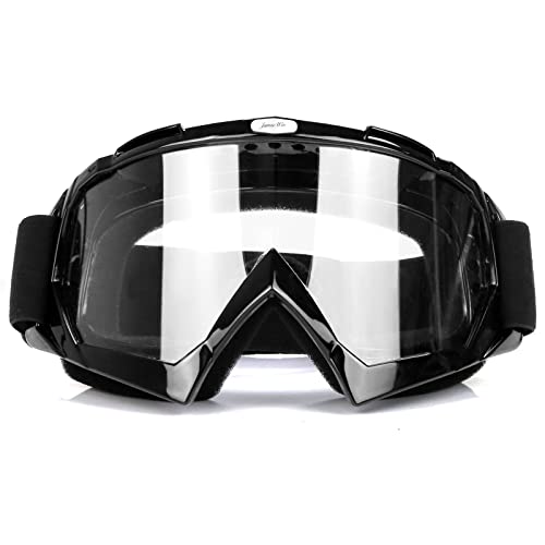 JAMIEWIN Motorcycle Goggles Clear Lens ATV Dirt Bike Motocross UTV MX OTG Offroad Riding Goggles Anti UV Dustproof Anti Fog Racing Skiing Goggles JAMIEWIN Motorcycle Goggles Clear Lens ATV Dirt Bike Motocross UTV MX OTG Offroad Riding Goggles Anti UV Dustproof Anti Fog Racing Skiing Goggles