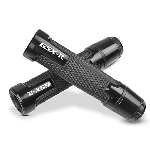 7/8'' 22mm Motorcycle CNC Aluminum Powersports Handlebar Grips with Grip ends Fit For GSXR 125 250 300 600 750 1000 Black 7/8'' 22mm Motorcycle CNC Aluminum Powersports Handlebar Grips with Grip ends Fit For GSXR 125 250 300 600 750 1000 Black