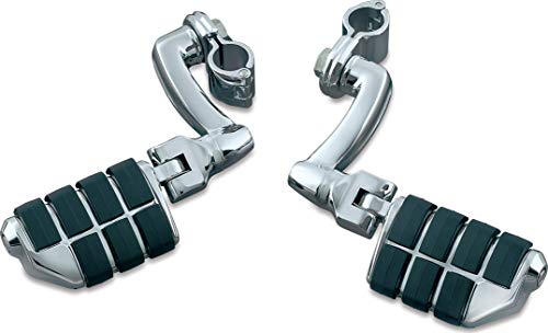 Kuryakyn 7980 Motorcycle Foot Controls: Longhorn Offset Dually Highway Pegs with Magnum Quick Clamps for 1" Engine Guards/Tubing Kuryakyn 7980 Motorcycle Foot Controls: Longhorn Offset Dually Highway Pegs with Magnum Quick Clamps for 1" Engine Guards/Tubing