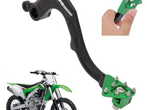 Motorcycle Folding Rear Brake Pedal Foot Lever CNC For KX450F 2006-2018 KX450 2019-2020 KLX450R 2008-2019 Dirt Bike Green