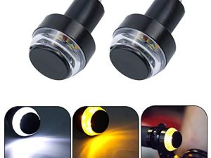 LivTee Motorcycle Handlebar End LED Lights