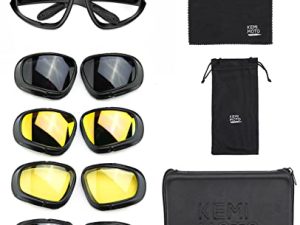 kemimoto Polarized Motorcycle Glasses