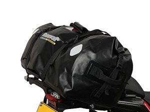 Rhinowalk Motorcycle Tail Bag 65L Waterproof Duffle Bag Motor Travel Luggage Motorcycle Seat Bag Motorbike Rear Rack Trunk Bag for Camping