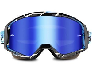 Motorcycle Goggles Off Road Dirt Bike Goggles Motocross Goggles Windproof Dustproof Anti Fog ATV UTV MX OTG Goggles Skiing Goggles Anti UV Riding Goggles Protective Safety Glasses