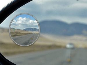 Blind Spot Mirrors 4 Pack-2 Inch Round Rear View Convex Mirror for Cars/SUVs/Motorcycles/Trucks/Trailers/Snowmobiles/Bicycles/RVs/Boats/Golf Carts with Rust Resistant Frame-HD Real Glass