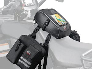 KEMIMOTO ATV Saddle Bag Motorcycle Tank Bag Water-Resistant Four Wheeler Bag Fender Bags with Cooler Luggage Accessories Compatible with Sportsman Scrambler Fourtrax Grizzly Cfmoto Cforce