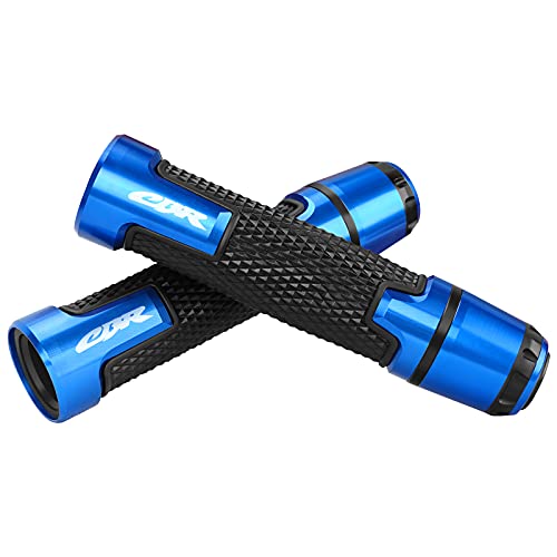 YLFDC 7/8" 22mm Motorcycle Handlebar Grips with Grip Ends for Honda CBR 600RR F4 F4I CBR 1000RR 954RR 929RR 900RR (Blue) YLFDC 7/8" 22mm Motorcycle Handlebar Grips with Grip Ends for Honda CBR 600RR F4 F4I CBR 1000RR 954RR 929RR 900RR (Blue)