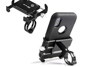 GUB Thick Case Design Bike & Motorcycle Phone Mount Handlebar Holder Adjustable Compatible with iPhone XR Xs 7s 8 Plus