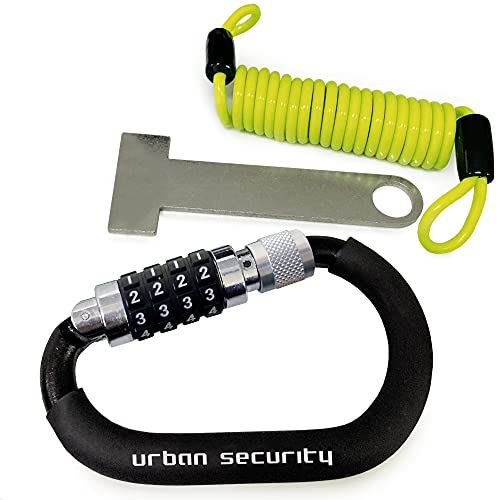 urban UR140 Motorcycle Helmet Lock & Cable & T Bar Extension urban UR140 Motorcycle Helmet Lock & Cable & T Bar Extension