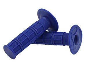HIAORS 7/8 Inches Universal Motorcycle Grips Hand Grips for YZ80 YZ85 YZ125 YZ250 YZ426F 450F Pit Dirt Bike Off Road Motorcycle Blue