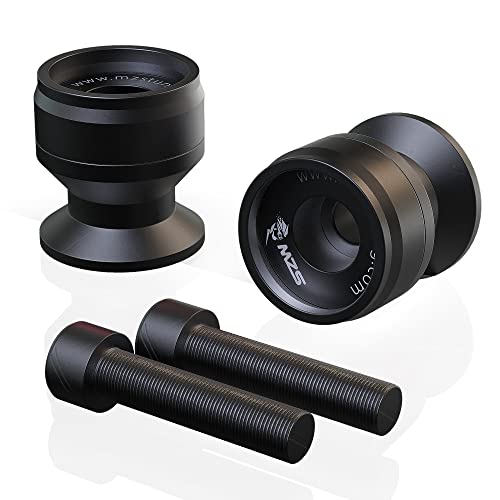 MZS 6MM Swingarm Spools | Sliders Stand CNC Universal M6 Black Compatible with YZF R1 R3 R6 R6S YZF600R FZ1 FZ6 FZ6R FZ8 FJ09 FZ09 FZ10 MT09 MT10 XSR900 FJR1300 XTZ1200 RSV4 821 899 959 MZS 6MM Swingarm Spools | Sliders Stand CNC Universal M6 Black Compatible with YZF R1 R3 R6 R6S YZF600R FZ1 FZ6 FZ6R FZ8 FJ09 FZ09 FZ10 MT09 MT10 XSR900 FJR1300 XTZ1200 RSV4 821 899 959
