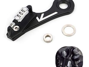 GUAIMI Motorcycle Helmet Lock Anti-Theft Combination PIN Locking Helmet Security Lock Compatible with Twins Bonneville Thruxton Scrambler