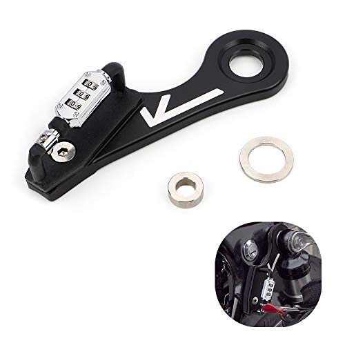 GUAIMI Motorcycle Helmet Lock Anti-Theft Combination PIN Locking Helmet Security Lock Compatible with Twins Bonneville Thruxton Scrambler GUAIMI Motorcycle Helmet Lock Anti-Theft Combination PIN Locking Helmet Security Lock Compatible with Twins Bonneville Thruxton Scrambler