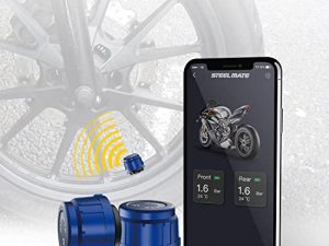 STEEL MATE 2pcs Bluetooth 5.0 Tire Pressure Monitoring System