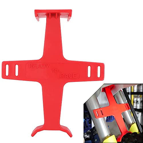 Universal Motorcycle Fork Guard Suspension Support Brace Transportation Tool Tie Down Seal Saver Protection Plastic For Dirt Bike Motocross Accessories Red Universal Motorcycle Fork Guard Suspension Support Brace Transportation Tool Tie Down Seal Saver Protection Plastic For Dirt Bike Motocross Accessories Red