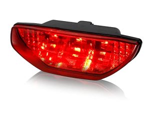 QUASCO Red LED Tail Light ATV Motorcycle Taillight Brake Lamp Compatible with Honda TRX 250 300 400EX TRX400X 500 700