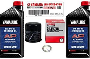 YAMAHA Sport Motorcycle AP Oil Change Kit YZF-R6S R6 FZ1 FZ6 10W40 SAE LUB-SPTCG-KT-05