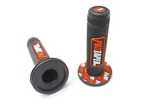 7/8" 22mm Universal Motorcycle Handlebar Pro Dirt Pit Bike Grips for Yamaha Honda Kawasaki BMW Suzuki(Orange)