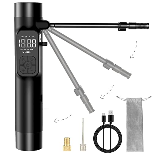 HTOMT Air Compressor Portable 150PSI Tire Inflator with 6000mAh Rechargeable Battery HTOMT Air Compressor Portable 150PSI Tire Inflator with 6000mAh Rechargeable Battery