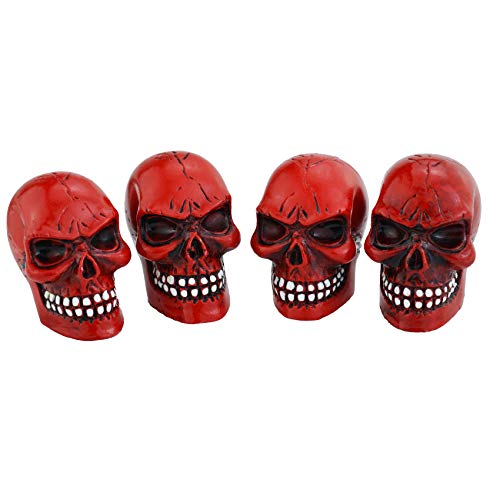 Abfer Skull Tire Wheel Air Cap Valve Stem Covers Car Decorative Accessories Fit Most Vehicle Truck Motorcycles Bikes Abfer Skull Tire Wheel Air Cap Valve Stem Covers Car Decorative Accessories Fit Most Vehicle Truck Motorcycles Bikes
