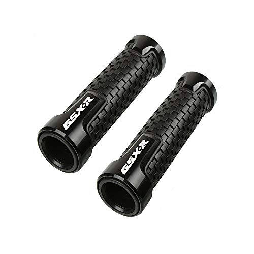Motorcycle Non Slip Handlebar Grips 7/8" 22mm Rubber Handle Grips For Suzuki GSXR 600 750 1000 (Black) Motorcycle Non Slip Handlebar Grips 7/8" 22mm Rubber Handle Grips For Suzuki GSXR 600 750 1000 (Black)