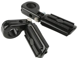 Green-L Universal Motorcycle 1.25" Highway Footpegs with P Clamp Mount Fit for Suzuki 32mm Crash Bar Harley