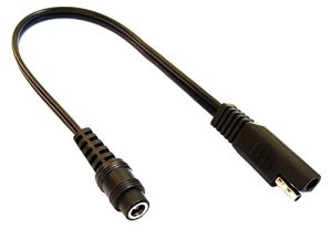 MOTOPOWER MP69006 10" SAE to Coax Female Adapter Cable SAE to DC Coax Motorcycle Heat Clothing Jack Adapter