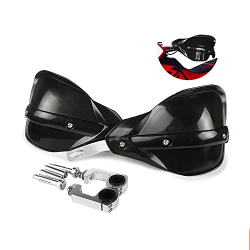 JFG RACING Black Handguards Hand Guards - Universal for 7/8" and 1 1/8" Brush Bar For off Road ATV For Motorcycle Pit Dirt Bike Motocross JFG RACING Black Handguards Hand Guards - Universal for 7/8" and 1 1/8" Brush Bar For off Road ATV For Motorcycle Pit Dirt Bike Motocross