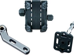 Kuryakyn 1788 Motorcycle Accessory: Clutch/Brake Perch Mount Tech-Connect Cradle GPS Device/Phone Holder Mounting Kit