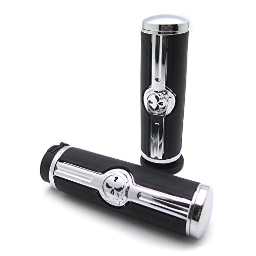 HTTMT MT291-020- Handlebar skull grips Compatible with Harley 96-later VRSC HTTMT MT291-020- Handlebar skull grips Compatible with Harley 96-later VRSC