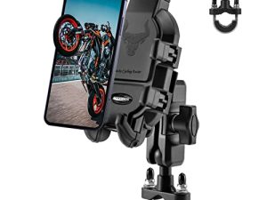 ROCKBROS Motorcycle Phone Mount with Vibration Dampener for 4.7''-7.1'' Phones