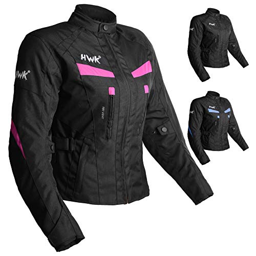 Women's Motorcycle Jacket For Women Stunt Adventure Waterproof Rain Jackets CE Armored Stella (Pink Women's Motorcycle Jacket For Women Stunt Adventure Waterproof Rain Jackets CE Armored Stella (Pink