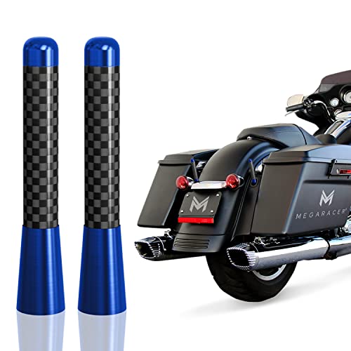 Mega Racer 3.1" Navy Carbon Fiber Motorcycle Antenna for Harley Davidson All Models 1989 – 2022 Mega Racer 3.1" Navy Carbon Fiber Motorcycle Antenna for Harley Davidson All Models 1989 – 2022