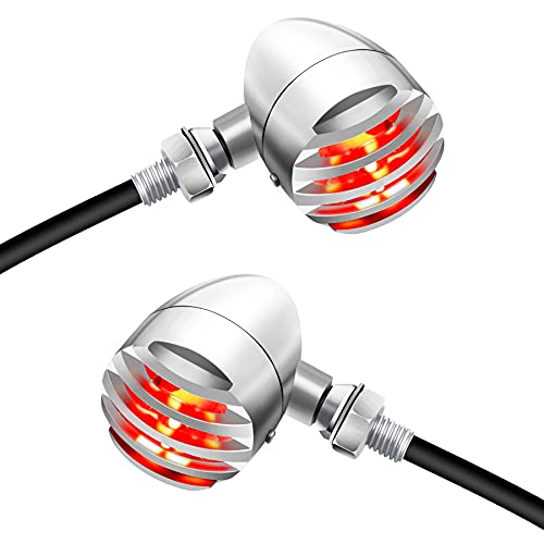 NTHREEAUTO LED Turn Signals Motorcycle Blinkers Universal Bullet Rear Indicator Compatible with Harley Dyna NTHREEAUTO LED Turn Signals Motorcycle Blinkers Universal Bullet Rear Indicator Compatible with Harley Dyna
