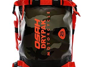 Motorcycle 500D PVC Waterproof Reflective Tail Duffle Bag Saddle Dry Luggage Outdoor Accessories (Cam