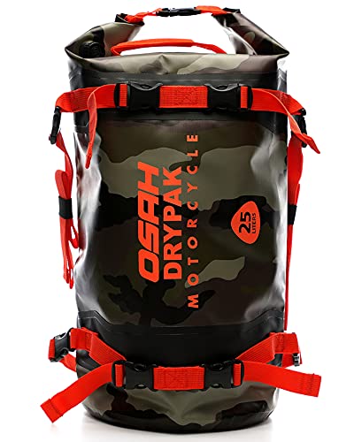 Motorcycle 500D PVC Waterproof Reflective Tail Duffle Bag Saddle Dry Luggage Outdoor Accessories (Cam Motorcycle 500D PVC Waterproof Reflective Tail Duffle Bag Saddle Dry Luggage Outdoor Accessories (Cam