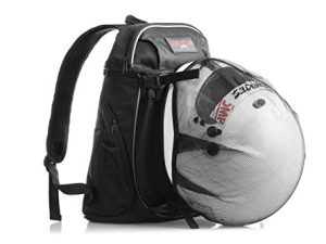 Badass Moto Motorcycle Helmet Backpack. Compact Motorcycle Backpack Helmet Holder.  Motorcycle Helmet Bags. Airline Approved Travel Backpack Motorcycle