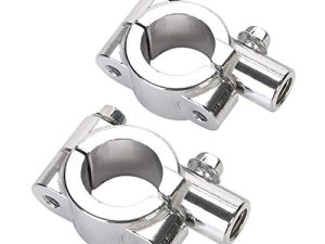 OSAN Universal Motorcycle Handlebar Mirror Mount 10mm 7/8" Aluminum Clamp