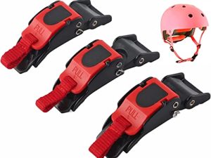 3PCS Motorcycle Helmet Chin Strap Quick Release Disconnect Clip Buckle Replacement for Motorcycle Bike ATV Helmet