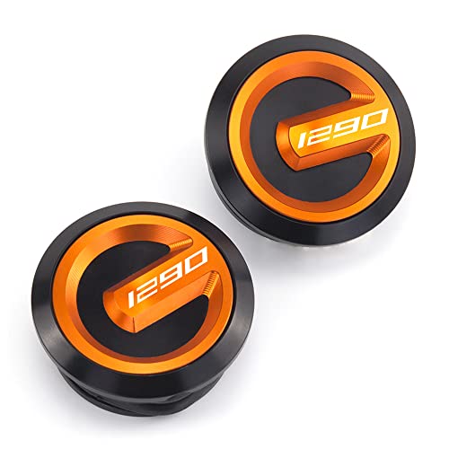 For KTM 1290 Super Adventure 2015-2022 1290 Super Duke R 2014-2022 Frame Hole Cover Caps Plug Decorative Frame Cap Motorcycle Accessories (Black&Orange) For KTM 1290 Super Adventure 2015-2022 1290 Super Duke R 2014-2022 Frame Hole Cover Caps Plug Decorative Frame Cap Motorcycle Accessories (Black&Orange)