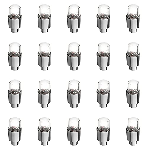 JHMUERN 20Pcs Car Tire Valve Light JHMUERN 20Pcs Car Tire Valve Light