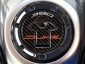 Labelbike - Sticker 3D Protection Fuel Cap Motorcycle compatible with KTM 390 Duke 2017-2022