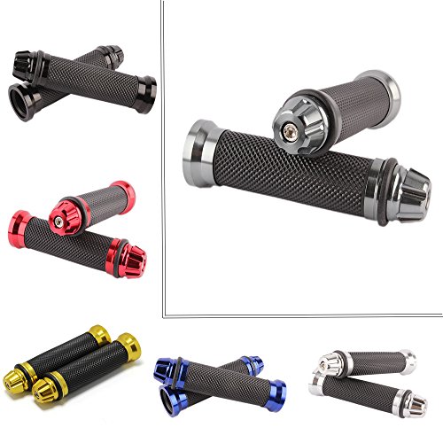 Univeral Motorcycle 7/8" Handlebar Hand Grips Compatible with Honda CBR1000RR/600RR CB1000R 500RR(Gray) Univeral Motorcycle 7/8" Handlebar Hand Grips Compatible with Honda CBR1000RR/600RR CB1000R 500RR(Gray)