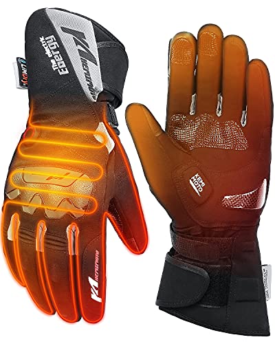 kemimoto Heated Motorcycle Gloves for Men and Women 7.4V 2500mAh kemimoto Heated Motorcycle Gloves for Men and Women 7.4V 2500mAh