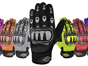 ALPHA CYCLE GEAR MOTO SPORTS GLOVES (BLACK