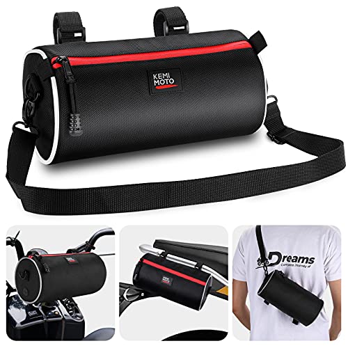 kemimoto Motorcycle Handlebar Bag Motorcycle Small Bag with Shoulder Strap Motorcycle Accessories Bag Motorcycle Barrel Bag Ruckus Bag Motorcycle Roll Bag For Mini Bike Touring Adventure UTV Scooter kemimoto Motorcycle Handlebar Bag Motorcycle Small Bag with Shoulder Strap Motorcycle Accessories Bag Motorcycle Barrel Bag Ruckus Bag Motorcycle Roll Bag For Mini Bike Touring Adventure UTV Scooter